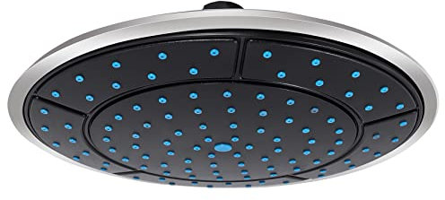 YUPVM 1Pcs Douche Actionnée par Pluie de Forme Ronde en Plastique de 25Cm Accessoires Cabine de Buse de Tête de Toit Dessus de La Chambre