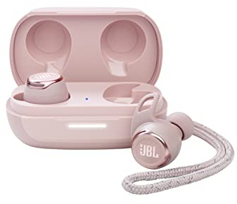 JBL Reflect Flow PRO Cuffie In-Ear Sportive True Wireless Bluetooth, Auricolari Impermeabili IP68 con Cancellazione Adattiva del Rumore, per Musica e Chiamate, Fino a 30h di Autonomia Combinata, Rosa