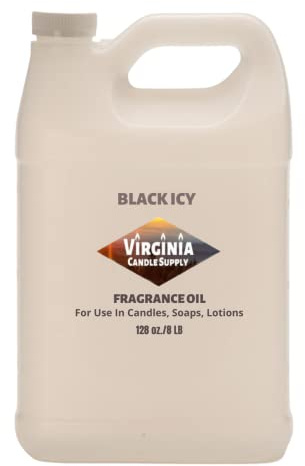 Black ICY Type Fragrance Oil (Our Version of The Brand Name) (8 Lbs. Jug) for Candle Making, Soap Making, Tart Making, Room Sprays, Lotions, Car Air Fresheners, Slime, Bath Bombs, Warmers…