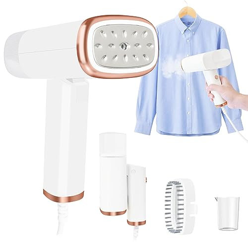 dampfglätter, dampfbügeleisen, bügeleisen tragbar mini dampfgarer, 20s Schnellaufheizung, 120ml Wassertank, 1200 W, 220 V, reise dampfglätter, dampfbugeleisenen, reisebügeleisen, reise bügeleisen