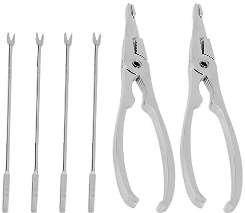SHERCHPRY 1juego Utensilios Para Mariscos Tenazas y De Acero Inoxidable Cangrejos y Nueces Ergonomía y Reutilizables Para Compartir Reuniones Familiares y