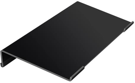 rieder Supporto per tastiera in acrilico per scrivania, supporto per tastiera da scrivania, alzata per tastiera e sollevamento inclinabile