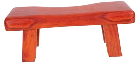 MAGICLULU Nackenpolster 1Stk Saunakissen Wannenkissen für die Badewanne Kissen für Nacken holzkissen Bettkissen Gesundheit Schlafkissen Rückenkissen aus Holz Bogen Lendenkissen Ebenholz