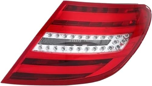 QDFGNKBAI Auto Rücklicht-Komplettsets für Benz W204 C180 C200 2011 2012 2013 2014, Rückleuchten Montage Bremslicht Blinker Links Rechts Ersatz Zubehör,A/Right Side