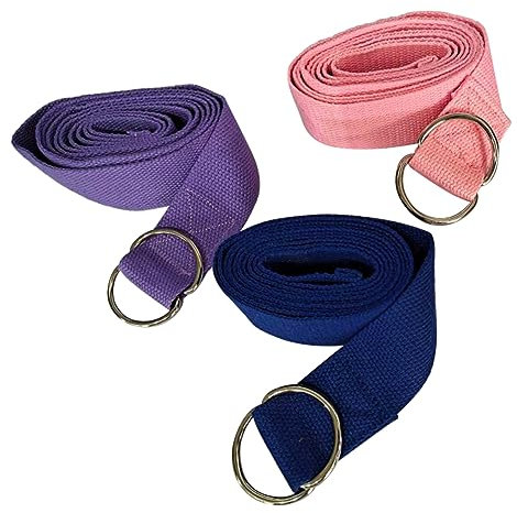 BESPORTBLE 3stücke Yoga Stretch Band Mit Doppelringen Verdickt Und rutschfest Für Heimtraining Und Outdoor-Sport Widerstandsband Zur Verbesserung Der Bewegungsfreiheit