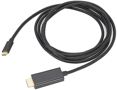 Câble Adaptateur Type C vers Mâle vers Mâle pour Ordinateur Portable, Convertisseur Noir Type C Mode Projecteur Adaptateurs Dvi
