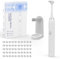 Hilo dental eléctrico con 50 cabezales de repuesto y bandeja de almacenamiento, 4 modos, varillas de hilo dental eléctrico recargables de 800 mAh para el cuidado de las encías de los dientes