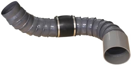 Absaugarm schweißrauch absauganlage OD150mm Lötrauchabsaugung arm schweißrauchabsaugarm Rauchabsauger ABS Ventilation Rohr Absugrohr Für Labor Werkstatt Industrie (1m Absaugarm)