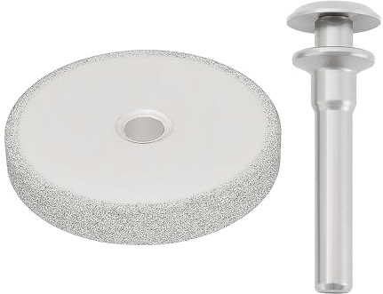 Briny River Mola Da Banco Mola Diamantata Con Gambo Da 1/4 Di Pollice Per Legno Metallo Riparazione Filettata Affilatura Lame Per Tosaerba E Tungsteno