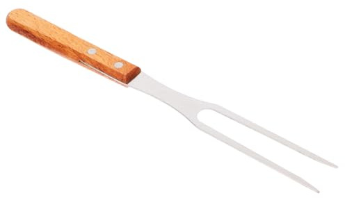 Acier Inoxydable Fourchette à Barbecue avec Poignée Abs | Fourchette A Viande, Usage Extérieur pour Grillades et Pique-niques, Séparation Facile des Aliments