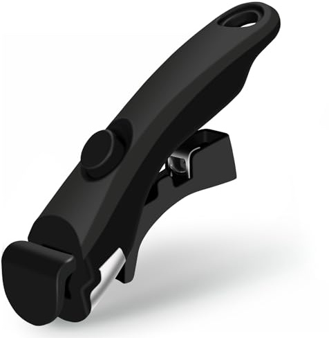 GiPP Removable Handle for Frying Pans, Silcone Handle for Detachable Pans,Detachable Cookware Replacement,Black