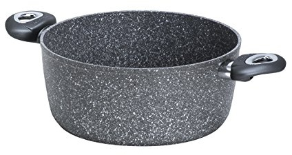 Aeternum Madame Petravera 2.0 Casseruola, Alluminio, Grigio (Pietra), 28 cm
