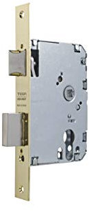 Tesa Assa Abloy 40105PHL Cerradura 2010/50 HL S/Bomb, Hierro latonado, Entrada 50 mm