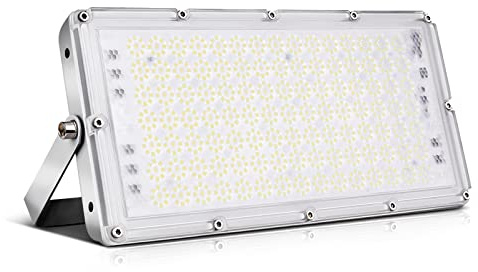 Ankishi 100W LED Floodlight Outdoor, Super Bright 10000LM Outdoor Security Lights, IP65 Waterproof Flood Lighting, 6500K Cool White Wall Light Outdoor Lights for Garage Patio Backyard Front Yard