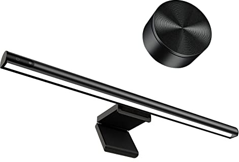 Diirglus Computer Monitor Light Bar,Wireless Remote Control Multiple Screen lamp Dimmer Switch,USB Powered, E-Reading LED Hanging Light,for Office/Home, Brightness/Color Temperature Adjustment