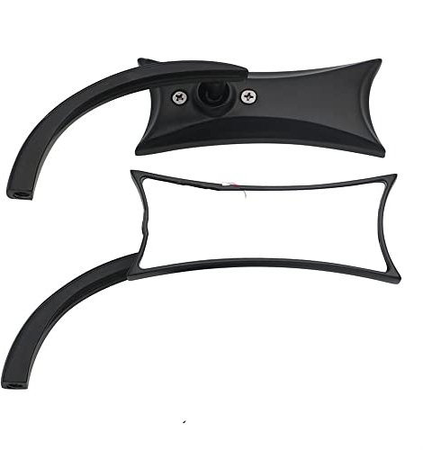 Motorrad Spiegel Für Harley XL 883 Sportster Road King Fatboy Softail Dyna Bobber Chopper Street Glide Motorrad Rückspiegel Seitenspiegel Seitenspiegel & Zubehör (Color : C Black)