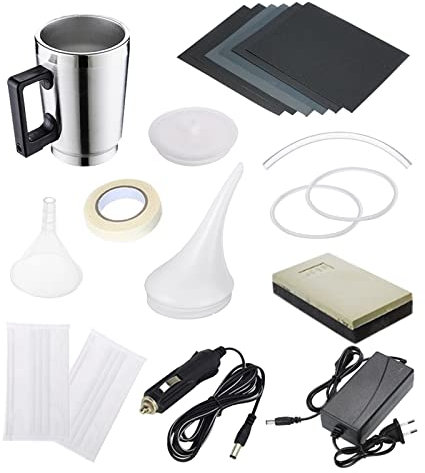 CEIEVER Kit de préparation de phares, kit de polissage de phares, kit d'outils de restauration des phares, kit de vaporisation de phares, réparation de rayures de verre de phare