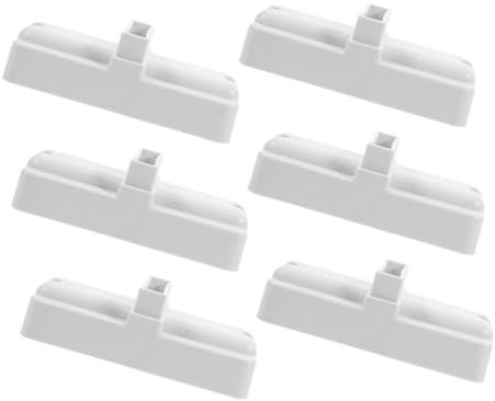 TINEASUR 6piezas Soportes De Plástico para De Patio Bases De Privacidad Pies De Soporte para Puertas Fácil Instalación