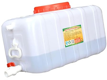JIESOO Contenitori d'Acqua Serbatoio dell'Acqua Secchi Attrezzature Trasporto Dell'autolavaggio Secchio Viaggio Esterni Contenitore L'acqua Tour Auto Campeggio,Bottiglia Acqua Potabile(30L)