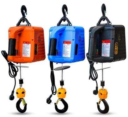 KONGMM Enrouleur de câble, Palan électrique portatif de 500 kg, treuil Manuel électrique, Bloc de Traction, câble de Leva électrique en Acier, câble de remorqua(F,Remote Control)