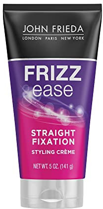 John Frieda Frizz Ease Straight Fixation - Crema de peinado (almendra, 142 ml)