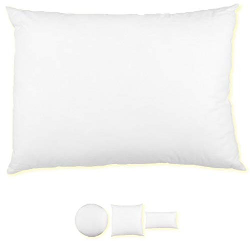 Relleno para cojín, perfecto para el sofá o la cama, ideal como decoración, poliéster, Weiß, 70 x 90 cm