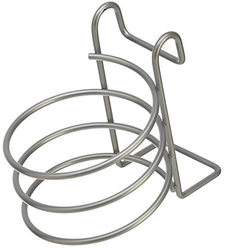 Feridras Linda Supporto Asciugacapelli, Acciaio, Cromo, 13x11x37 cm