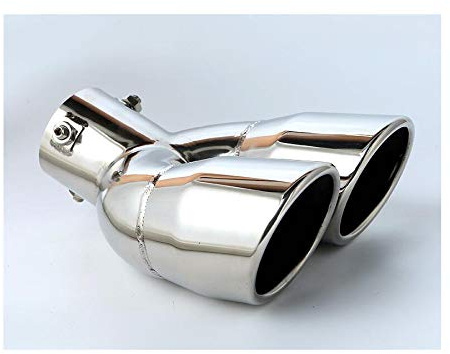 yingde 1pcs Silver Stainless Steel Exhaust Tail Rear Muffler Tip Tailpipe Trim for Honda CRV CR-V 2012 2013 2014 2015 2016 2017 2018 2019 2020 2021 2022