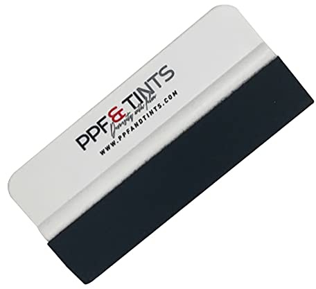 RIMPRO-TEC PPF&TINTS - White Felt Edged Vinyl Wrap Squeegee for Automotive Wrapping, Vinyl, and Sticker Applications - Scratch Free window tint squeegee