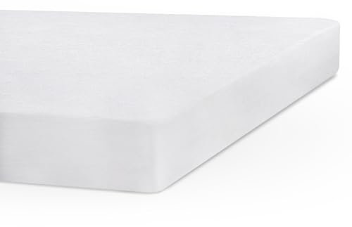 Sweet Home - Couvre et Protège-Matelas 1 Place en Jersey et Coton, Antibactérien et Antitranspirant, Idéal pour Linge de Lit et Oreillers, 90x200x25cm avec Angles Élastiques