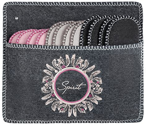 ONVAYA® ABS Gästepantoffel | Spirit | 6er Set | Antirutsch Sohle | Hausschuhe | Filzpantoffel | Gr. 36-45 Gästehausschuhe