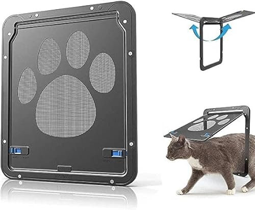 TIIFFY Haustierklappe für Fliegengittertür Katzenklappe Fliegengitter mit Magnetverschluss Einfache Installation Hundetür für Katzen/Hunde (Size : 24cm*29cm)
