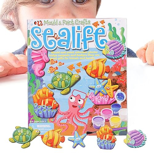 Fukamou Pintura Yeso - Yeso para Pintar | Life & Cupcake figurita Pintura Manualidades, Manualidades Creativas para niños Juego Pintura para Manualidades y Pintura artística