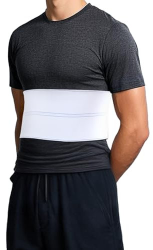 Tutore per costole rotte, fascia addominale incrinata, cintura toracica a compressione per costocondrite per costole contusite, fratturate o lussate