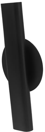 Cabilock Vaso da Parete per Fiori Naturali o Artificiali Adesivo in Metallo Nero Stile Minimalista Decorazione Creativa per Festa o Arredamento Domestico