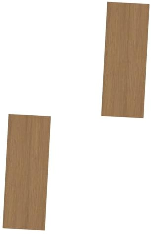 BESTonZON 2St Bodenaufkleber mit Holzmaserung Backsplash abziehen und aufkleben Bodenaufkleber zum Abziehen und Aufkleben wasserfester Bodenbelagsaufkleber abnehmbarer Bodenaufkleber Planke