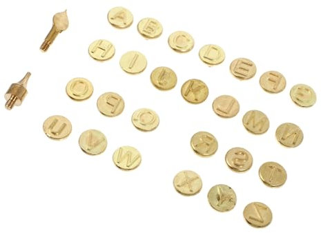 VILLFUL Teiliges Buchstaben Brennstifte Für Holzgravur Brandkolben Diy Holzarbeiten Brennkolben Für Leder Papier Gravieren Holzmalerei