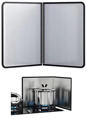 Hoiweqr Déflecteur D'huile, Plaque Anti Projection, Protection Anti-éClaboussures Pliable, Mur Cuisine Protection D'éCran Anti, Anti-Projections De Cuisson Garde, pour Cuisine (Size : 40x40cm)
