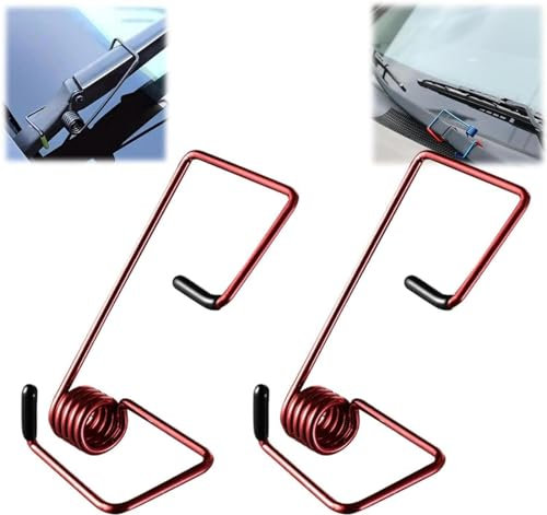 2 Stück Scheibenwischerarm-Druckfeder-Booster, Wischerarm-Feder-Druckfeder-Set, Wischerarm-Booster-Feder, Auto-Scheibenwischer-Ersatzwerkzeug