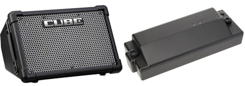 Roland Cube Street Ex Battery-Powered Portable Stereo Amplifier, for Performers On The Go & ROLAND Rechargeable Amp Power Pack (BTY-NIMH/A) – Official Rechargeable Battery Pack
