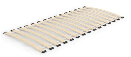 Generisch Sommier à Lattes en Bouleau Ressorts 80x180 cm 14 Lattes Lit, Cadre, Dormir, Confort, Bois, Naturel, Chambre à Coucher