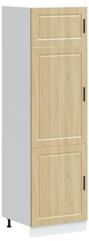 vidaXL Armadio da Cucina Porto Rovere Sonoma in Legno Multistrato, Mobile da Cucina, Armadio da Cucina Alto, unità da Cucina autoportante