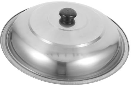 FUNNETOYU Topfdeckel Aus Edelstahl Runder Kuppeldeckel Für Kochtopf Bratpfannendeckel Passend Für Verschiedene Töpfe Und Pfannen Küchentopfdeckel Zum Abdecken
