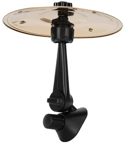 Yanmis Ventilación de Aire de Plato de Tambor de Automóviles, Mini Platillo de Choque de Tambores para Amantes de la Música y Bateristas, Fácil Instalación en Paneles y Respiraderos (Gold)