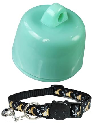 Mini Smart für verlorene Ortungsgeräte mit verstellbarem Halsband, kompatibel mit Android (Blue, 1.7X1.2cm) Mbj452