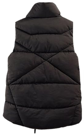 Gilet Smanicato da Donna Leggero Oversize Giacca Elegante Gilet Lungo Senza Maniche Lunga Giacca Invernale in Tinta Unita Inverno Casual Senza Maniche Giubbotto Invernali Down Caldo