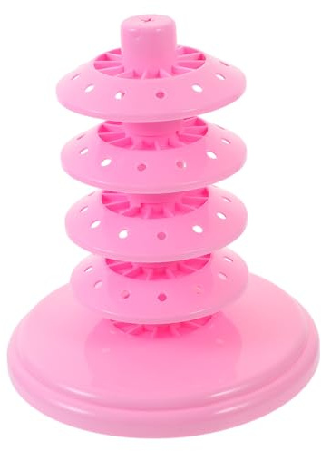 iplusmile Pp Présentoir Rose à Plusieurs Niveaux, Support Sucettes | Multi-trous, Usage Boutique et Fête D’anniversaire, pour Bonbons et Sucettes, Solide, Simple, Pratique