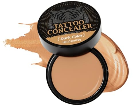 Cobertura corporal impermeable: base correctora de larga duración a prueba de sudor de 20 g, camuflaje de marcas de piel de cobertura total | Tatuaje Mancha Ocultación Maquillaje Para Viajes