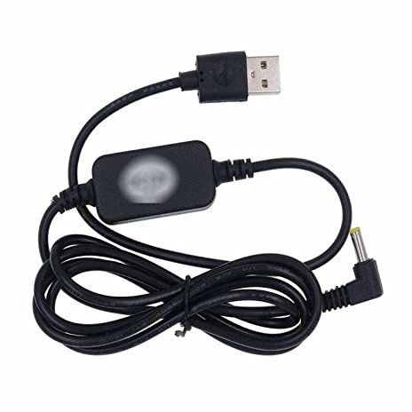 DAWSAXZKL Ligne de câble de Cordon de convertisseur de Puissance tournez vers Le Cordon de câble d'adaptateur d'alimentation CC for la Banque d'alimentation 4.0mm * 1.7mm