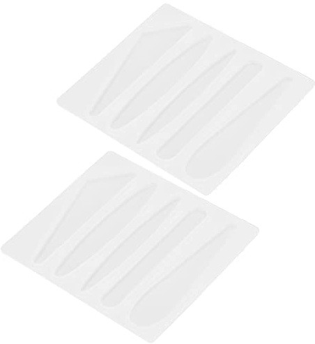 2 Stücke Haarspangenform Silikon DIY Haarstab Machen Geometrische Bobby Pin Werkzeuge (Typ 1)